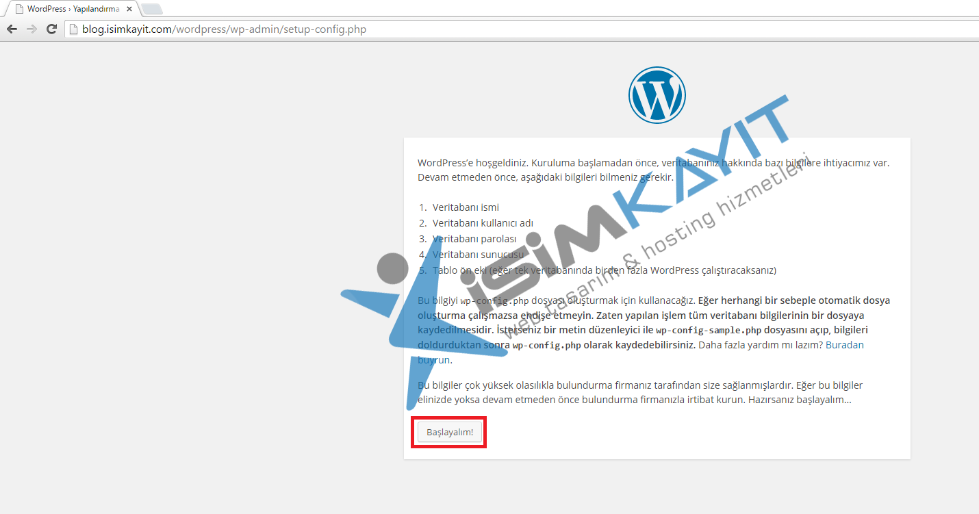 Wordpress kurulumu nasıl yapılır