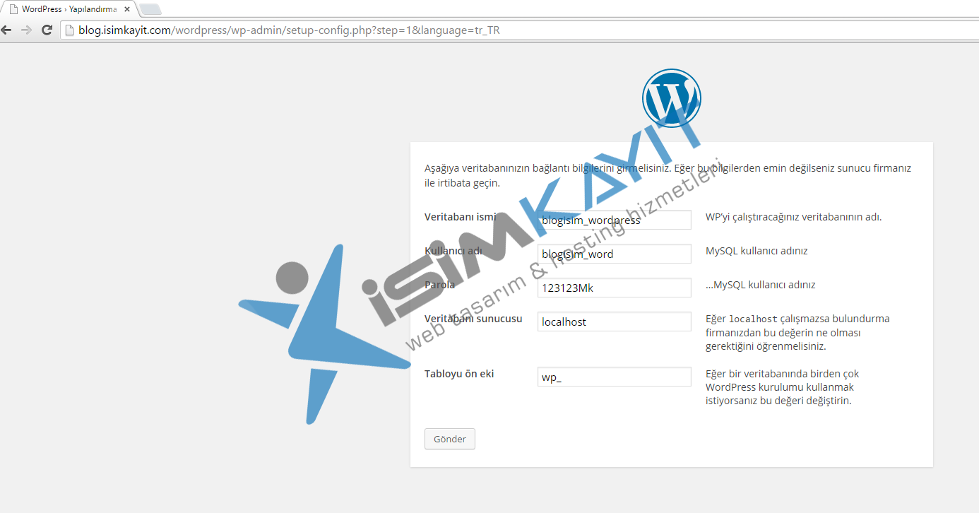 Wordpress kurulumu nasıl yapılır