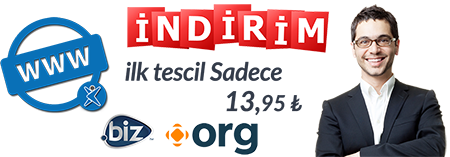 Biz Org domain indirim Biz Org domain indirim