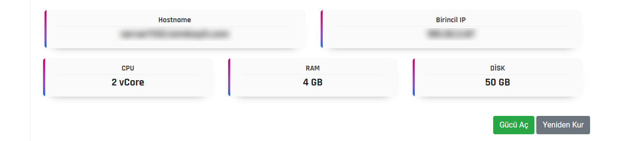 Cloud Server Kurulum