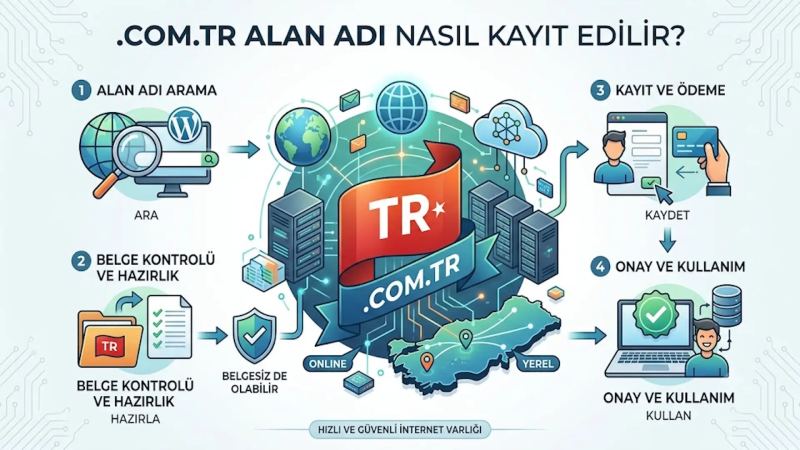 .com.tr Alan Adı Nasıl Kayıt Edilir?