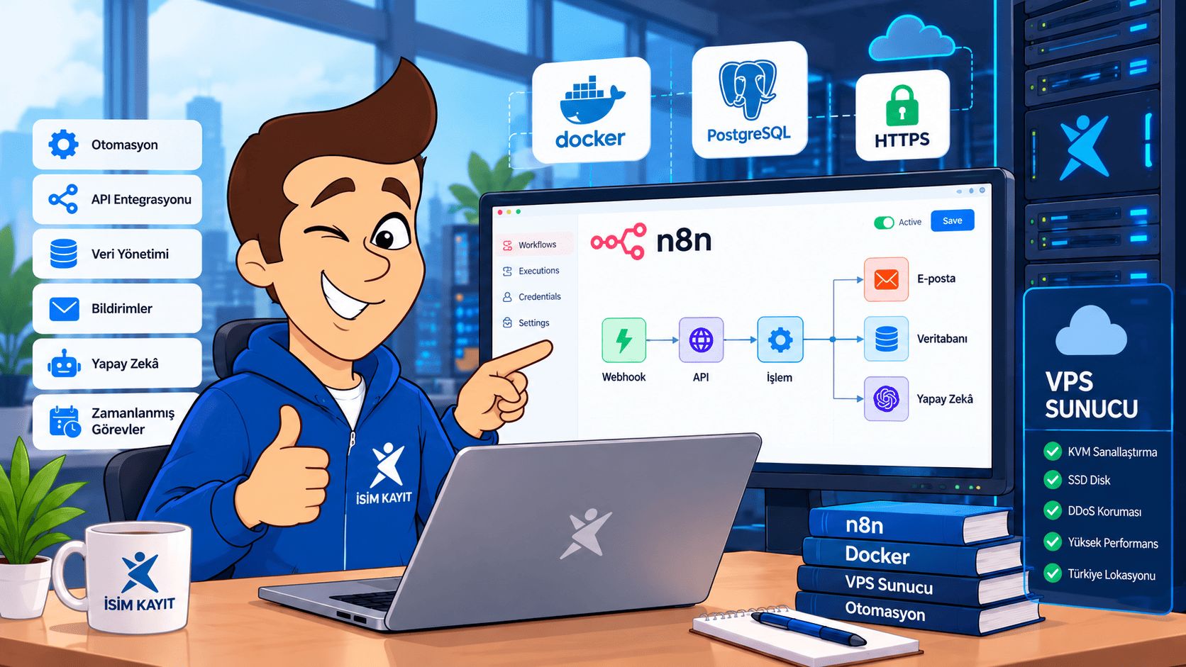 n8n Kurulumu: VPS Sunucuda Otomasyon Rehberi