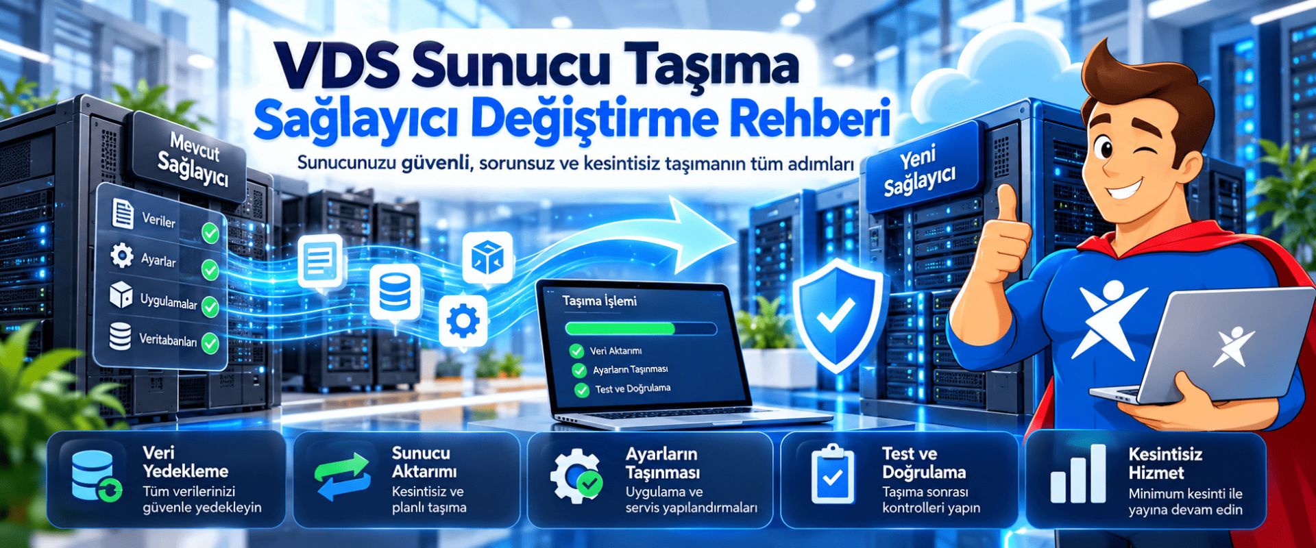 VDS Sunucu Taşıma: Sağlayıcı Değiştirme Rehberi