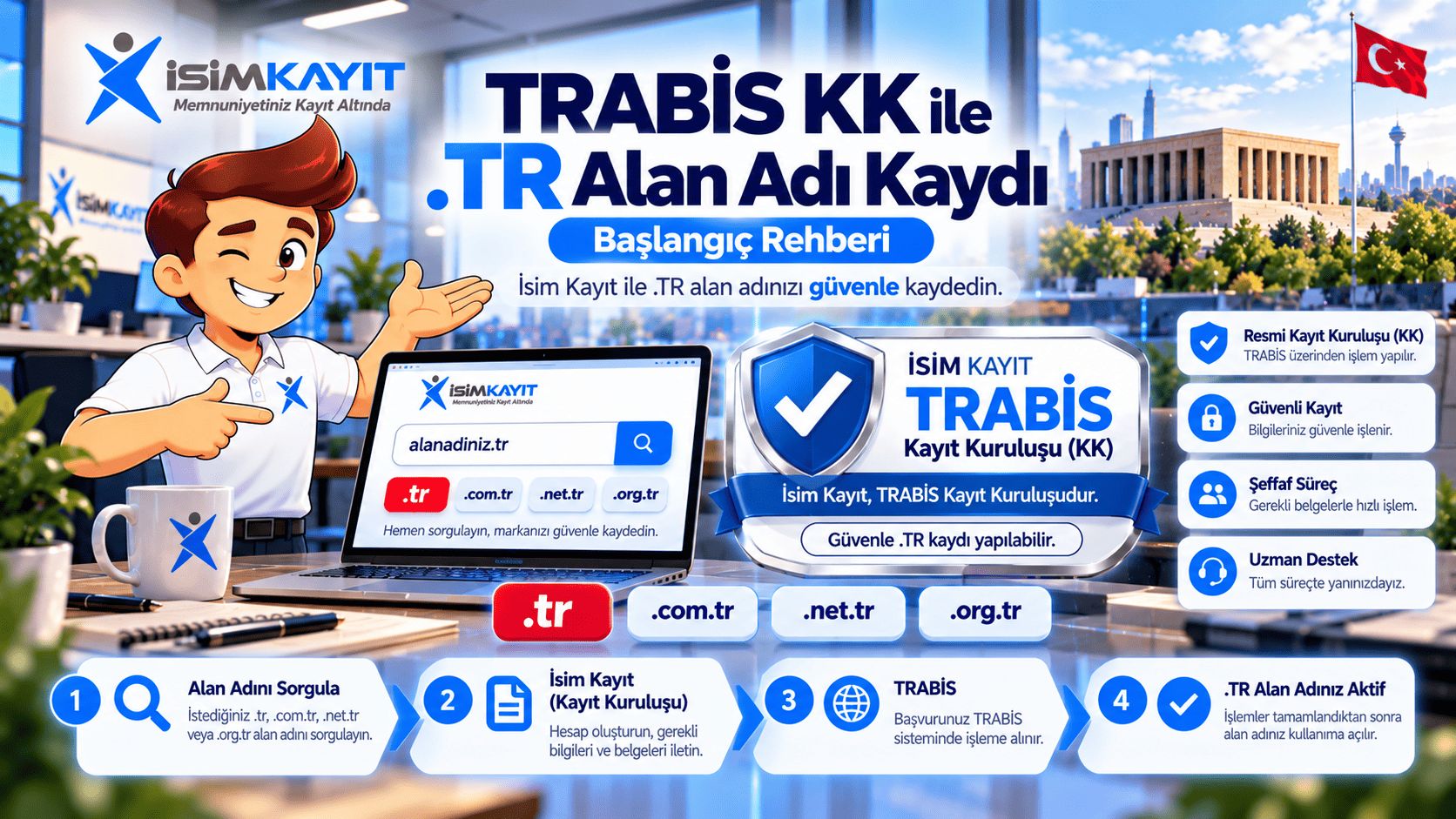 TRABİS KK ile TR Alan Adı Kaydı Başlangıç Rehberi