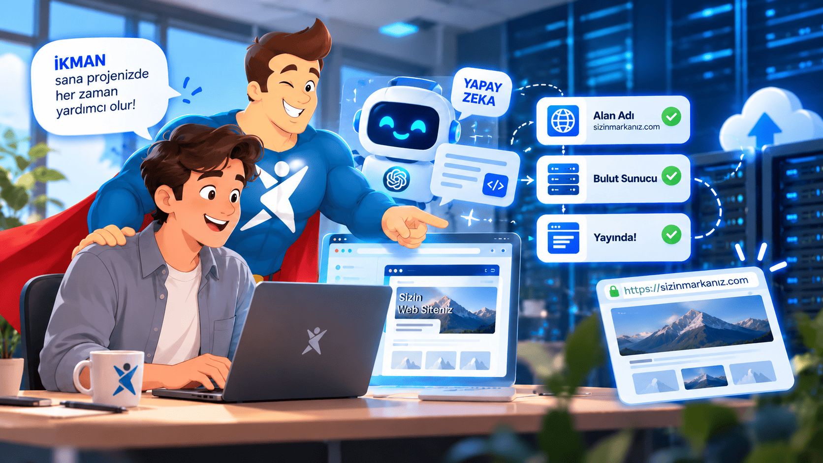 Yapay Zekâ ile Web Sitesi Yapma ve Yayınlama Rehberi