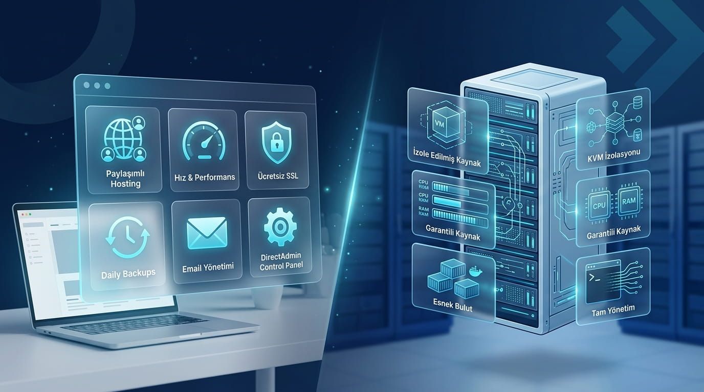 Bireysel Hosting ve VDS Farkı