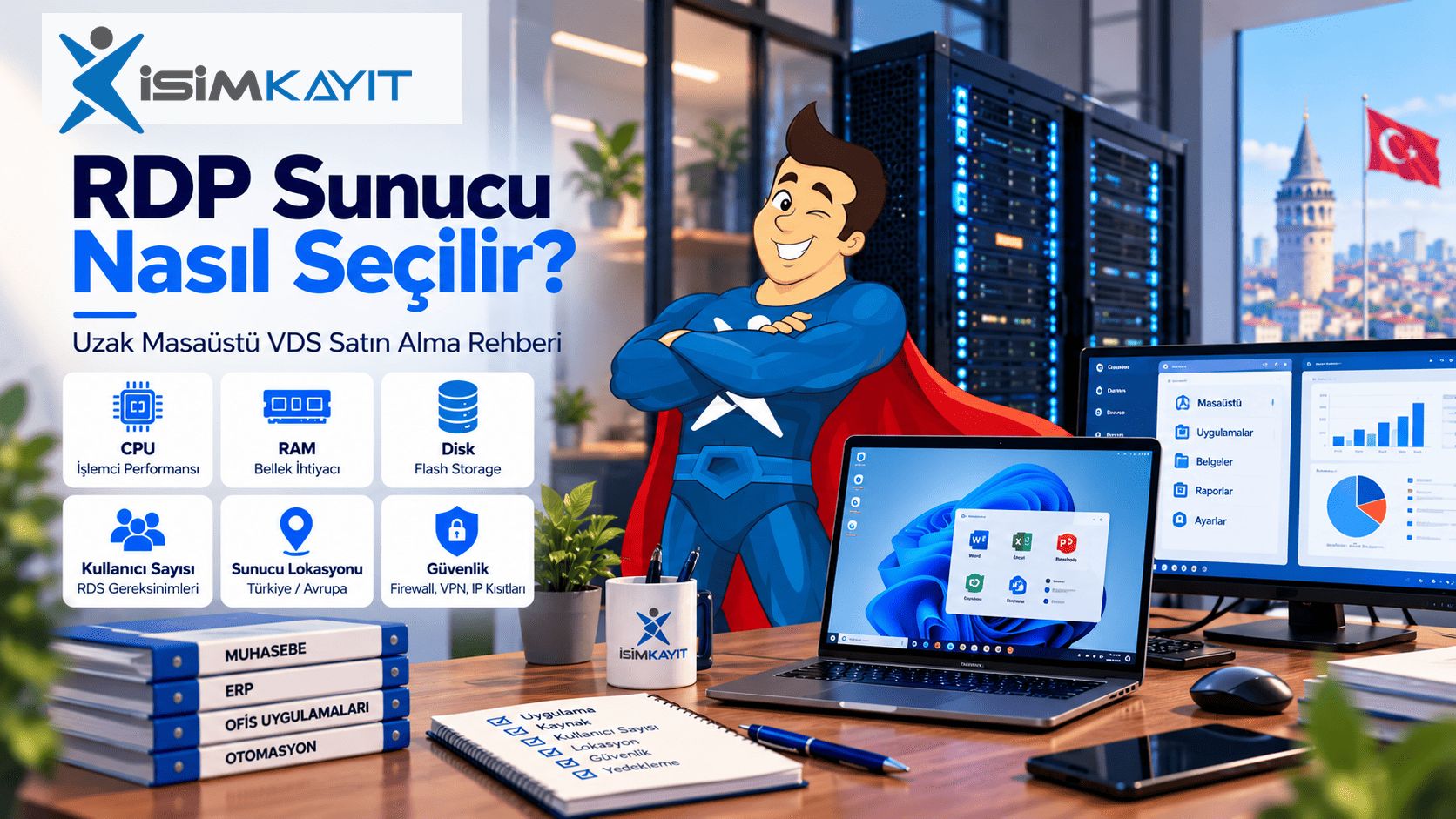 RDP Sunucu Nasıl Seçilir? Uzak Masaüstü VDS Rehberi
