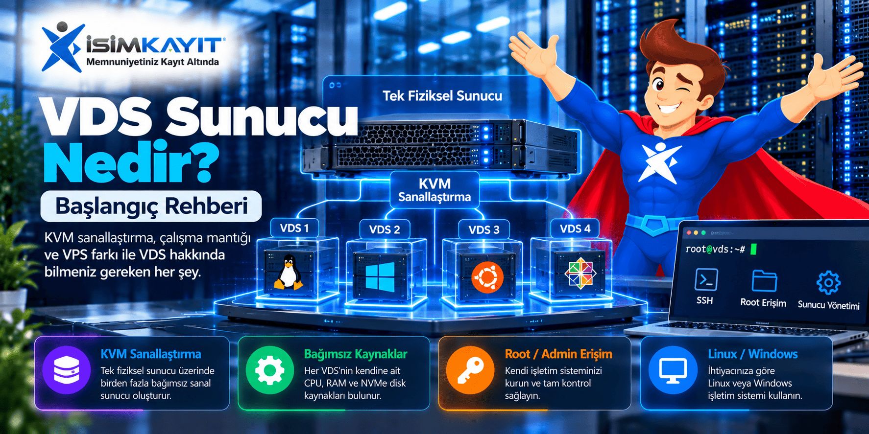 VDS Sunucu Nedir? Başlangıç Rehberi