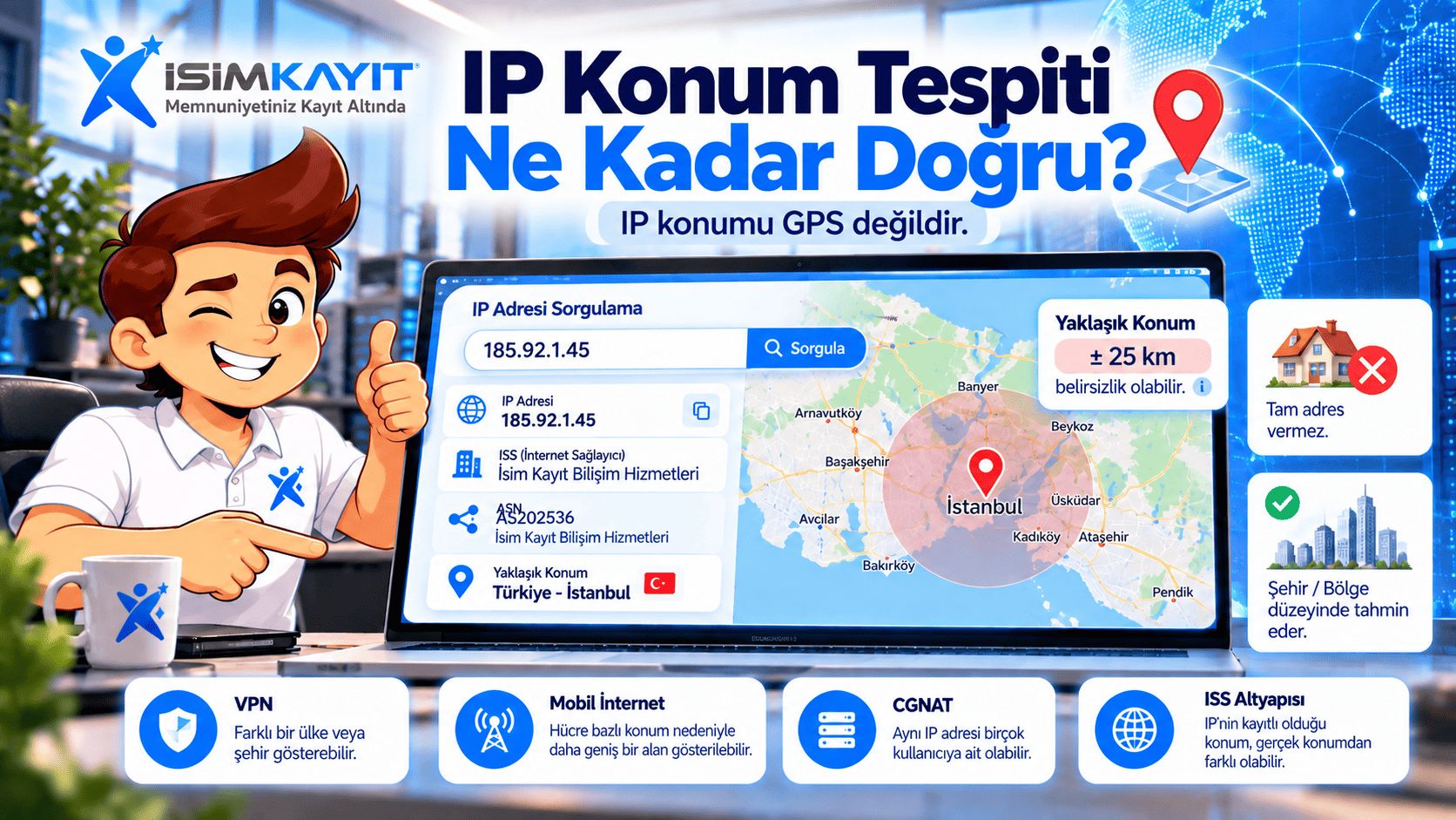 IP Konum Tespiti Ne Kadar Doğru?