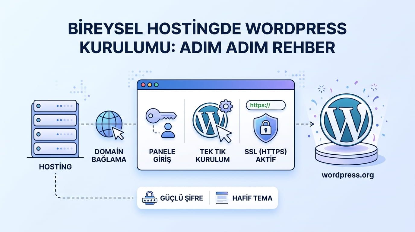 Bireysel Hosting ile WordPress Kurulumu Adım Adım