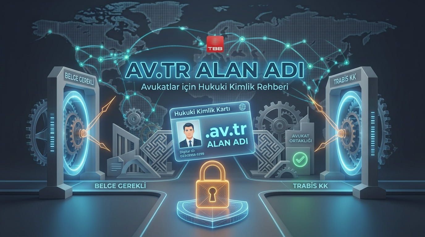 av tr alan adı: Avukatlar için .av.tr Tahsisi