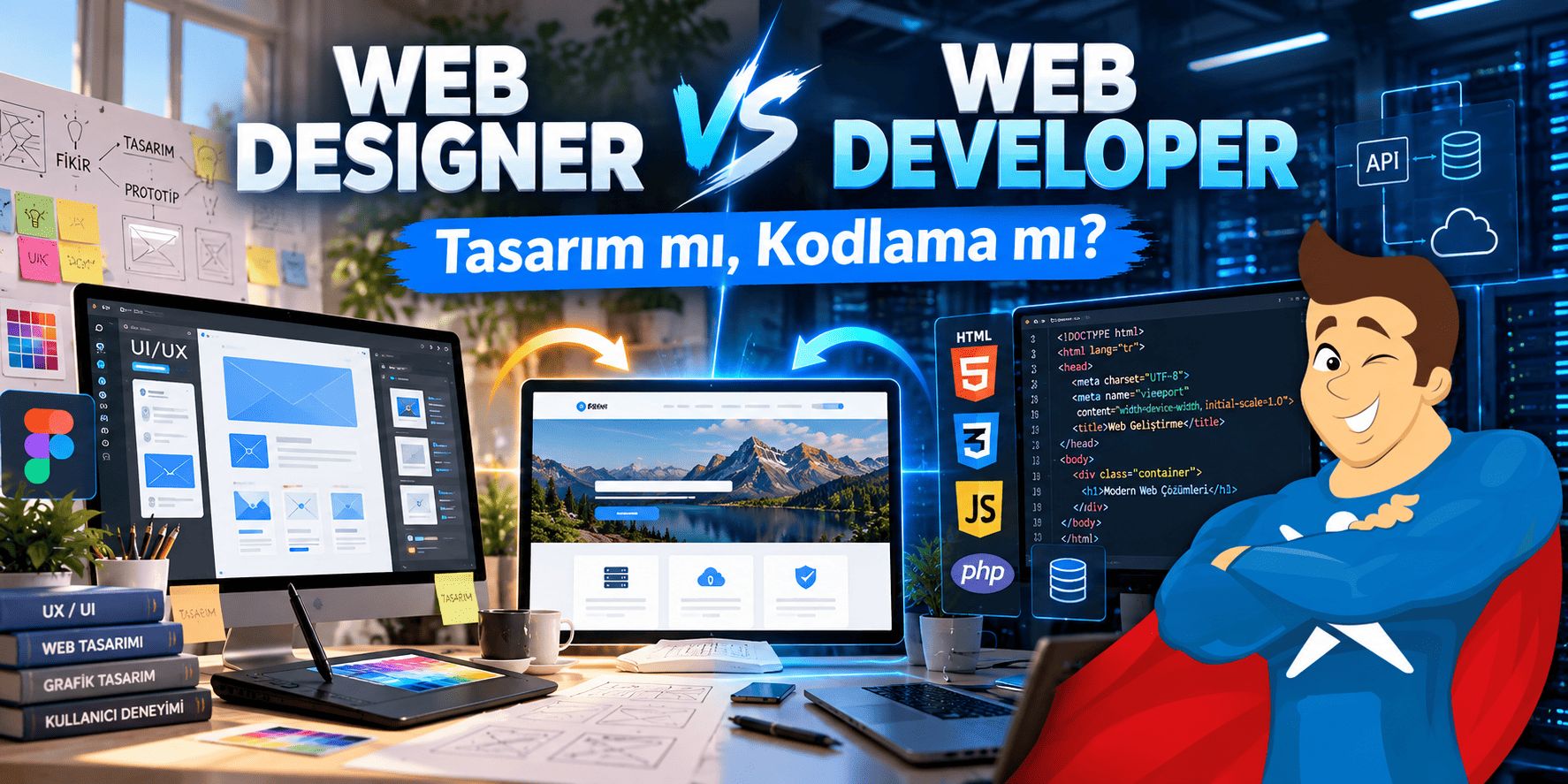 Web Designer ve Web Developer: Farkı Biliyor musunuz?