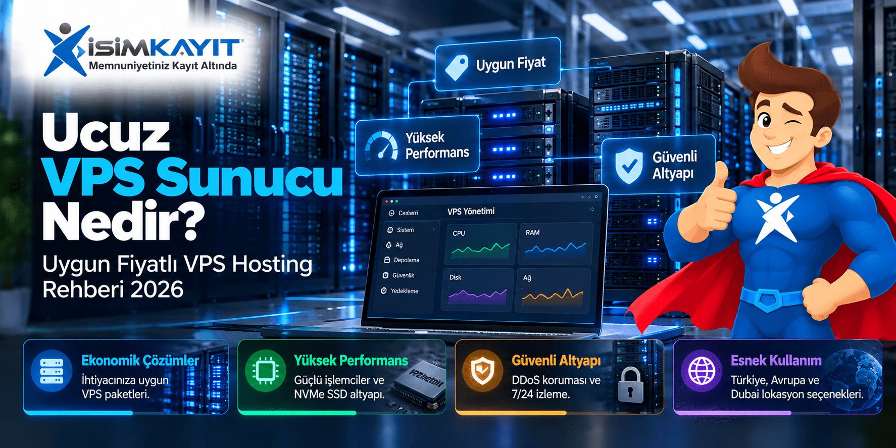 Ucuz VPS Sunucu Nedir? Uygun Fiyatlı VPS Hosting Rehberi 2026