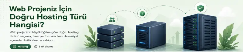 Hosting Türleri Karşılaştırması: Paylaşımlı, VDS, Dedicated
