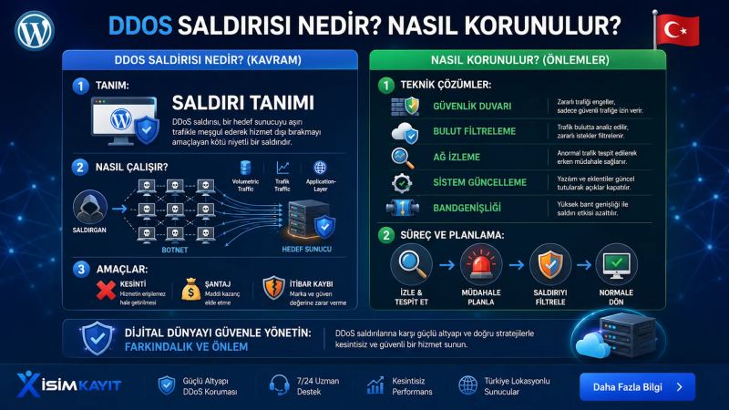 DDoS Saldırısı Nedir? Nasıl Korunulur?