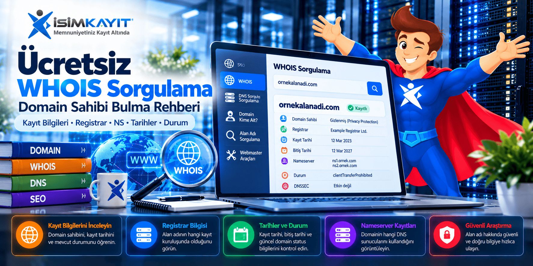 Ücretsiz WHOIS Sorgulama: Domain Sahibi Bulma Rehberi