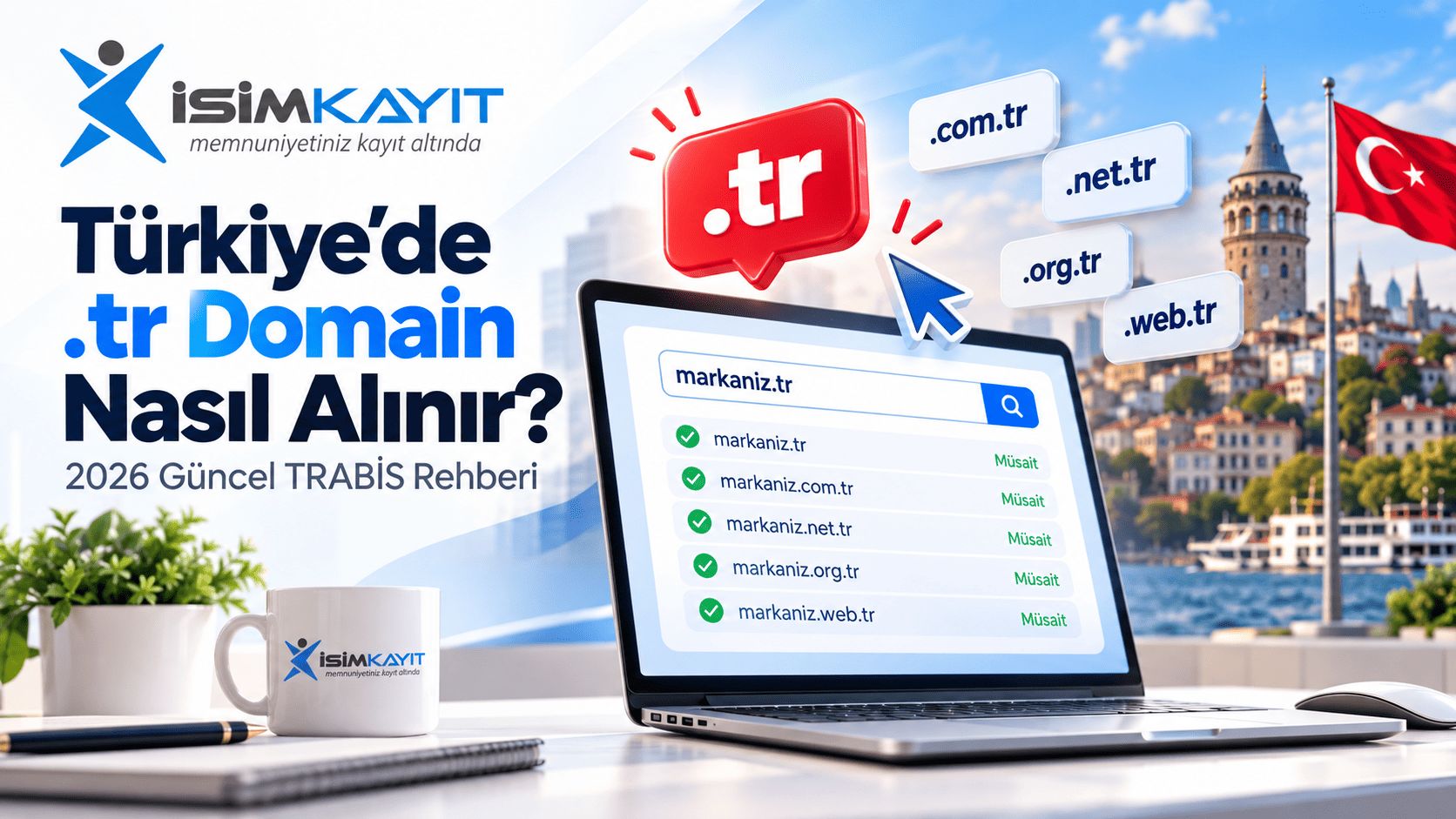Türkiye'de .tr Domain Nasıl Alınır? | TRABİS Rehberi