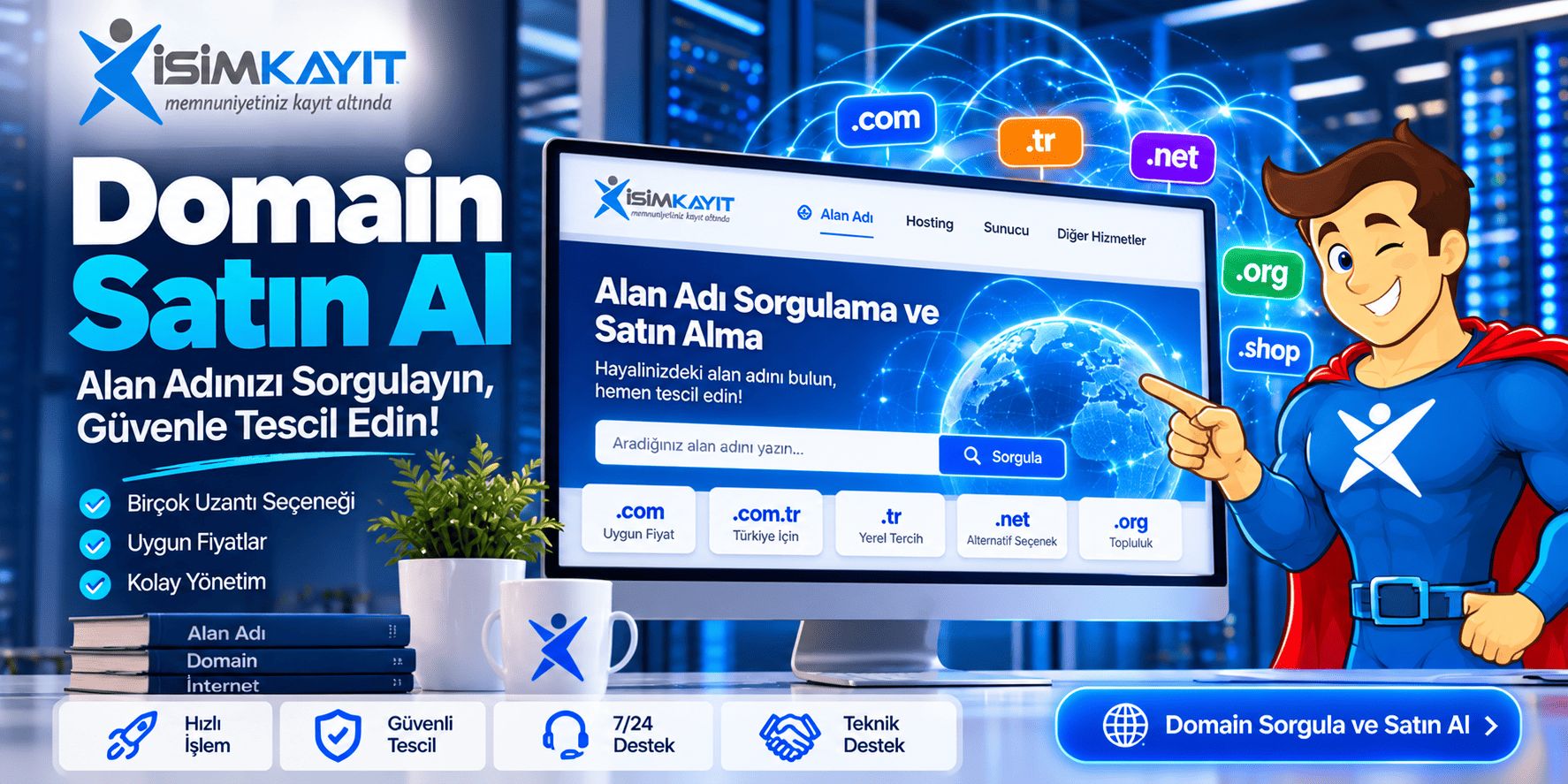 Domain Satın Al: Alan Adı Seçimi, Fiyatlar ve Tescil