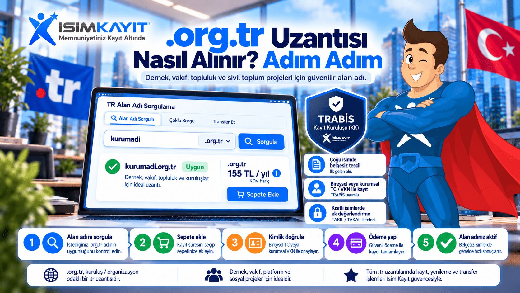 org.tr Uzantısı Nasıl Alınır? Adım Adım