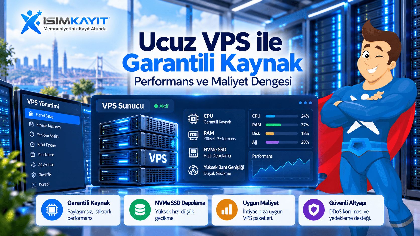 Ucuz VPS ile Garantili Kaynak: Performans ve Maliyet Dengesi