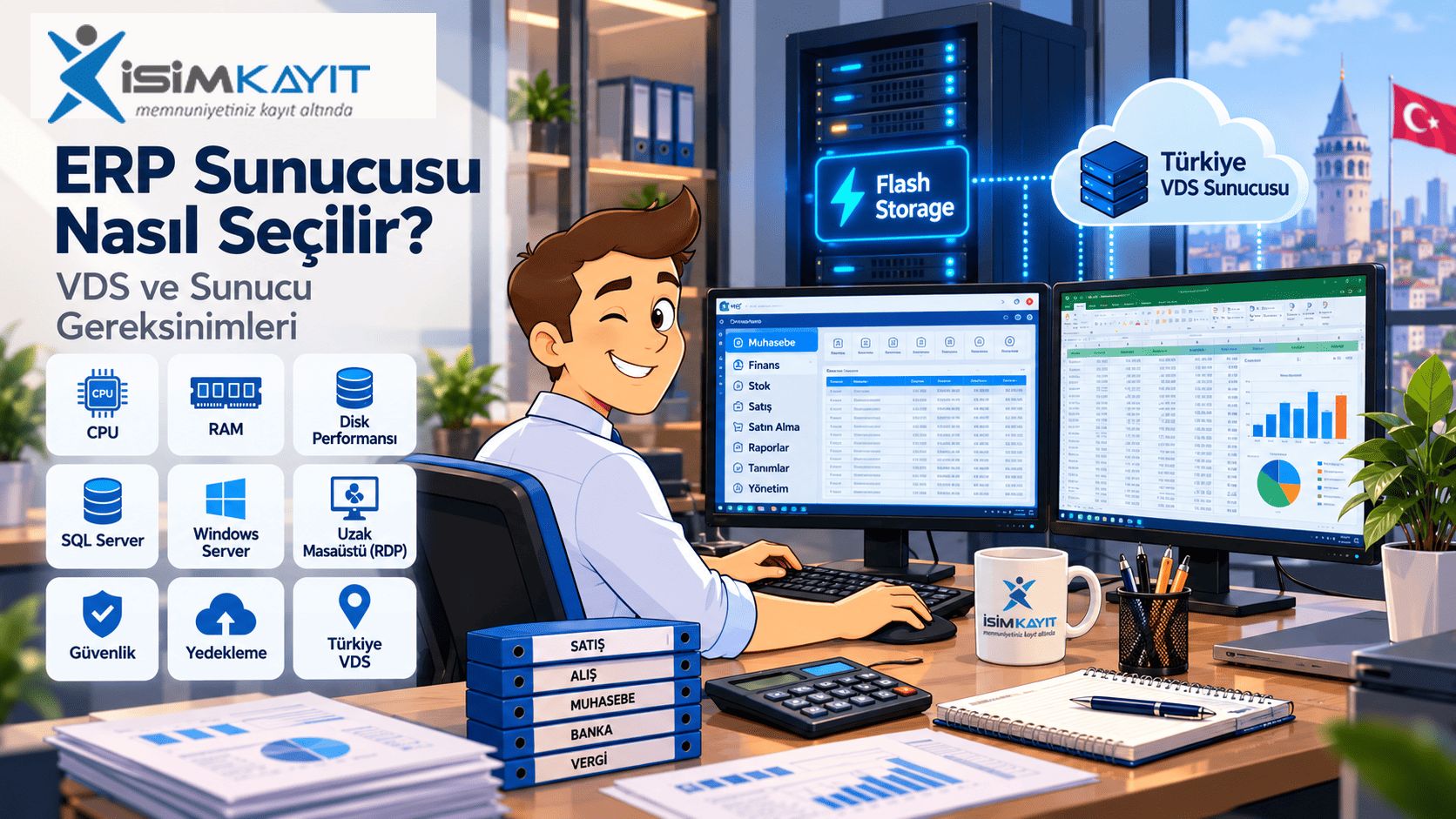 ERP Sunucusu Nasıl Seçilir? VDS ve Sunucu Gereksinimleri