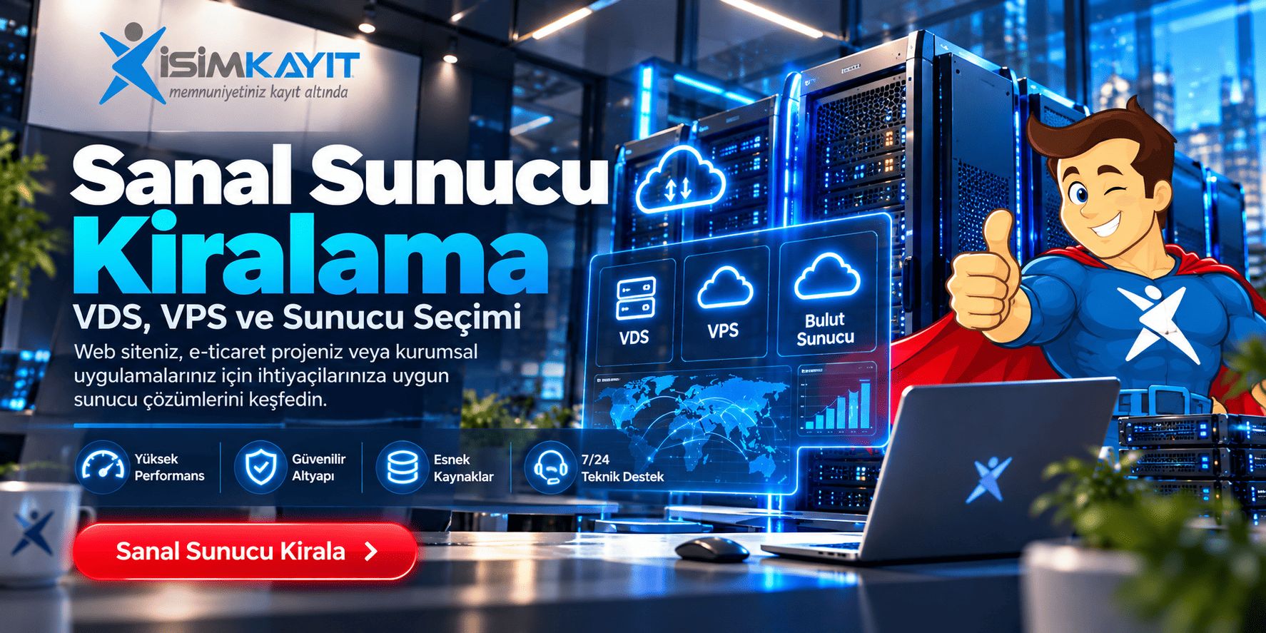 Sanal Sunucu Kiralama: VDS, VPS ve Sunucu Seçimi