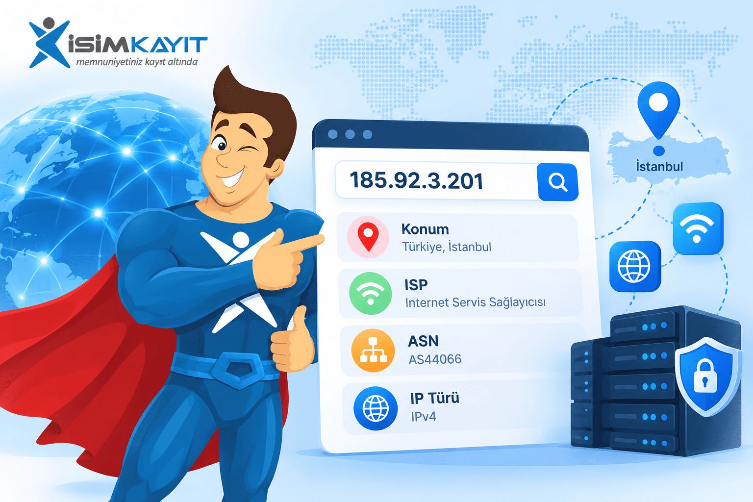 Ücretsiz IP Adresi Sorgulama: Konum ve ISP Bilgileri
