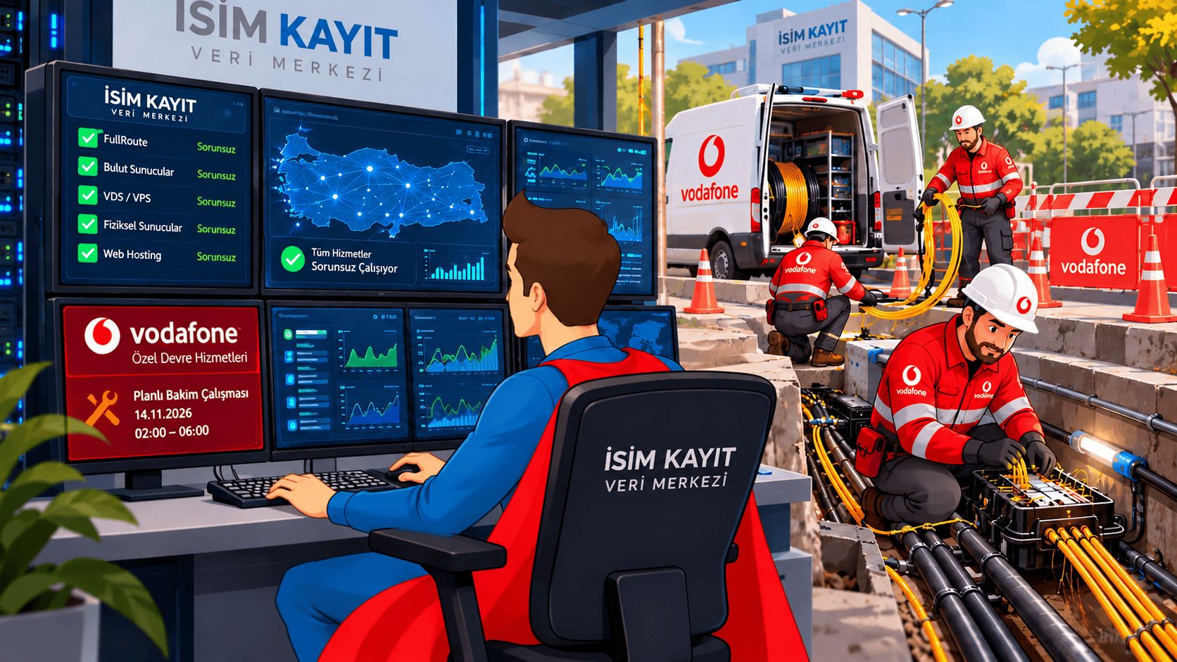 Vodafone Özel Devre Hizmetlerinde Planlı Bakım Duyurusu – 14 Kasım 2026