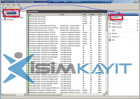 sql server uzağa açma