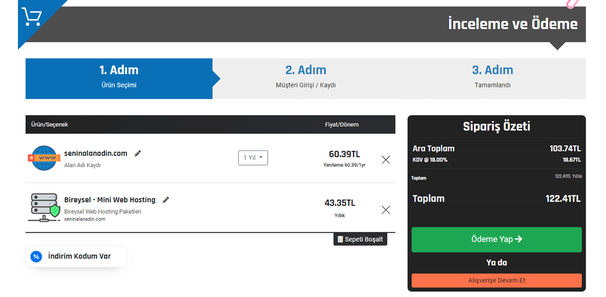 domain tescil daha önce alınmış mı kontrolü