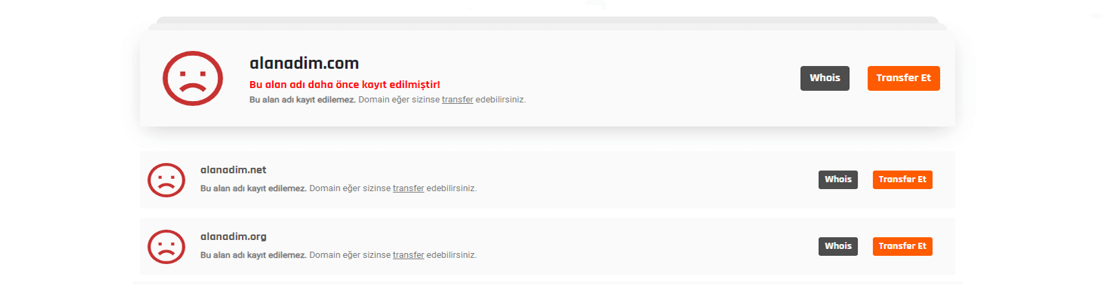 domain tescil domain whois ve transfer