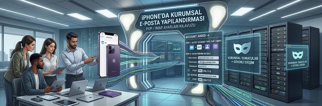 iPhone Model Telefonlarda Kurumsal E-Posta POP / IMAP Ayarları Nasıl Yapılır?