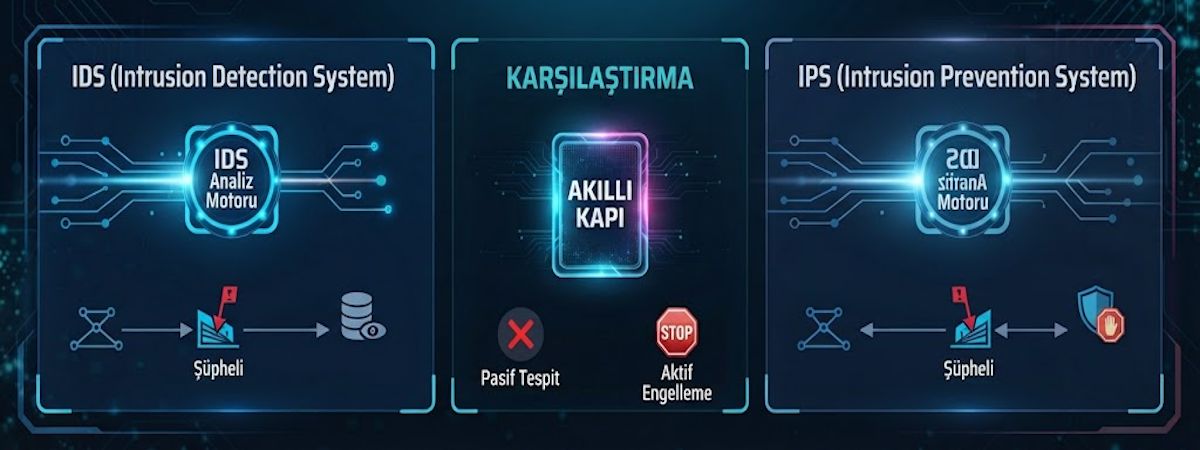 Saldırı Önleme Sistemleri IDS ve IPS Arasındaki Farklar Nedir?