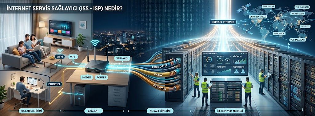 İnternet Servis Sağlayıcı (ISS - ISP) Nedir?