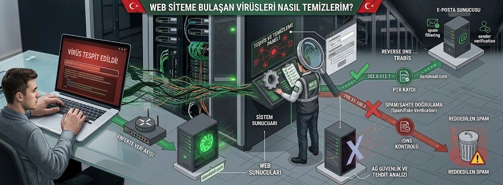 Web Siteme Bulaşan Virüsleri Nasıl Temizlerim ? (iFrame Virüsü)