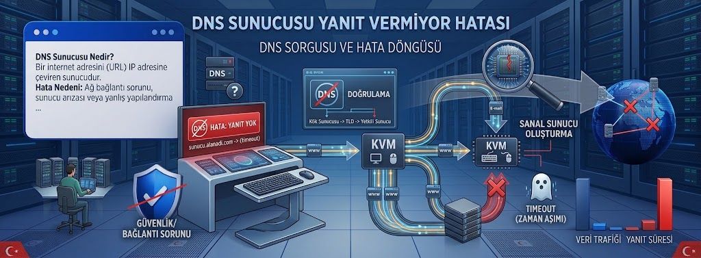 DNS Sunucusu Yanıt Vermiyor Hatası Nasıl Çözülür?