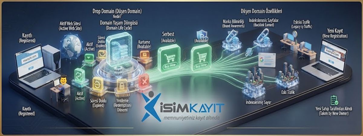 Drop Domain (Düşen Domain) Nedir?