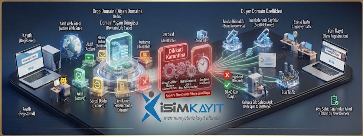 Karantinaya düşen domainin (Alan Adının) açılma süresi ne kadardır ?