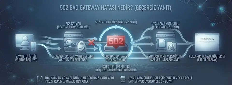 502 Bad Gateway Hata Çözümü