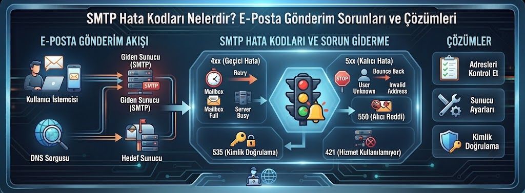 SMTP Mail Hata Kodları
