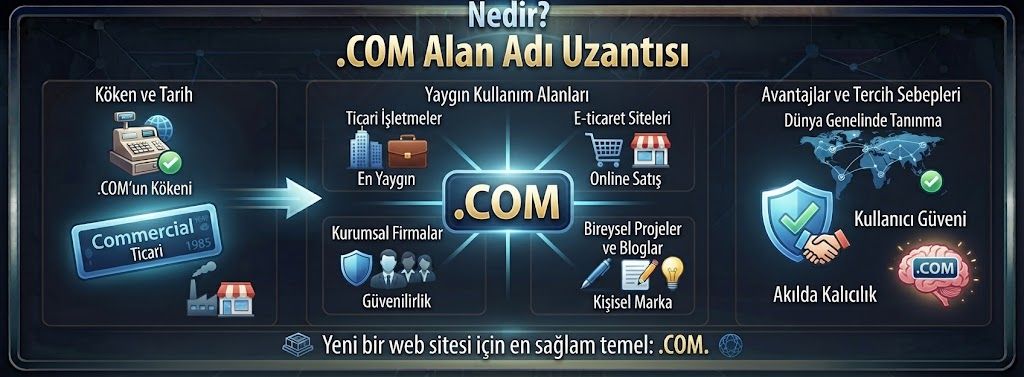 Domainim Neden .COM Uzantılı Olmalı?