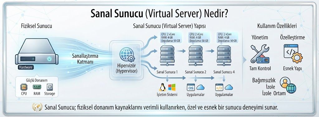 Sanal Sunucu Ne Ise Yarar?