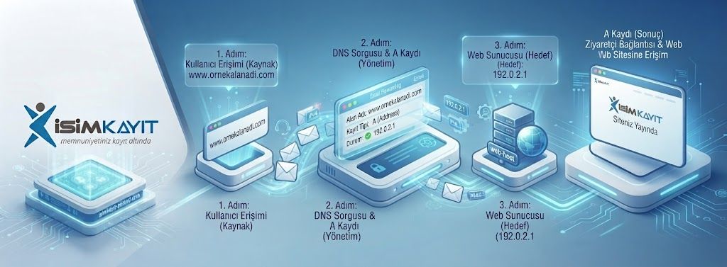 Domainler Için A Kaydı Nedir?