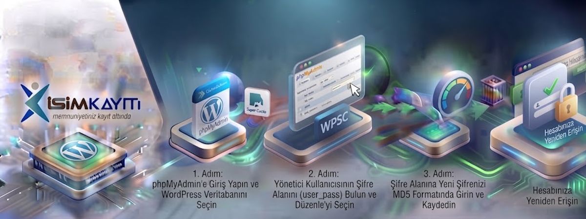 WordPress Admin Şifresini Sıfırlama