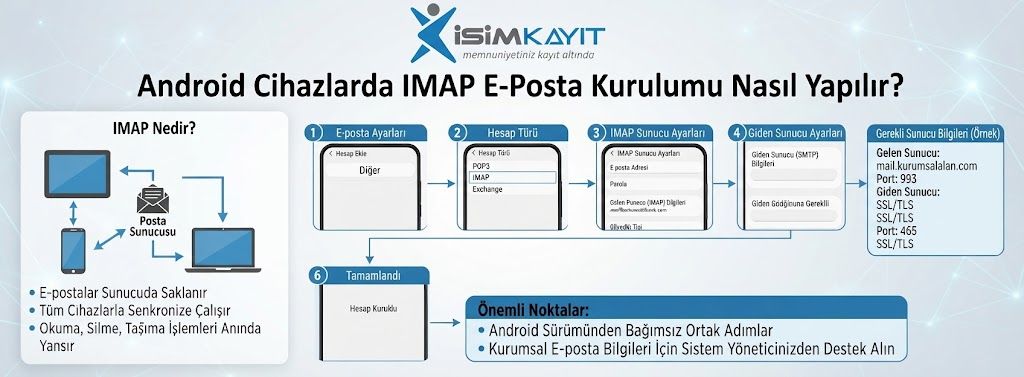 Android İşletim Sistemlerinde IMAP Mail Kurulumu