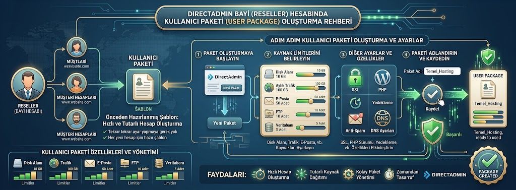Paket oluşturma ve listeleme
