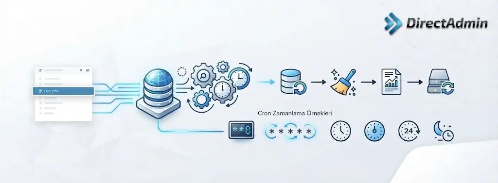 Directadmin Zamanlanmış görev ayarlama