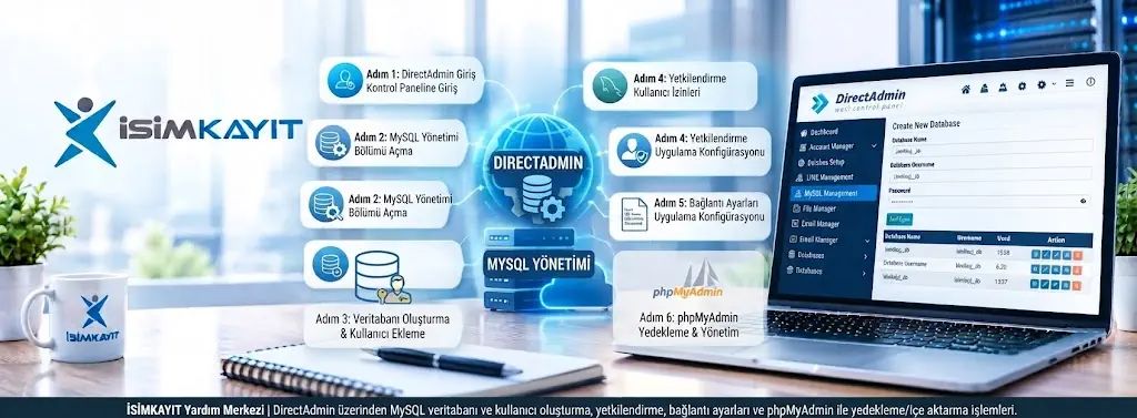Hosting panelinde MySQL veritabanı nasıl oluşturulur?