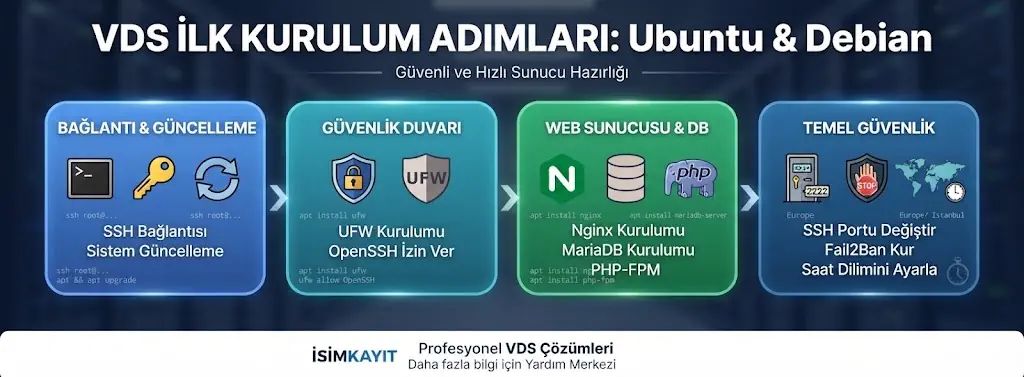 VDS Sunucu Kurulumu – Adım Adım Linux Rehberi