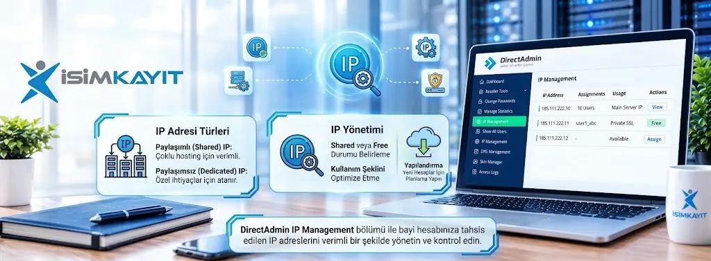 Bayi hosting IP yönetimi
